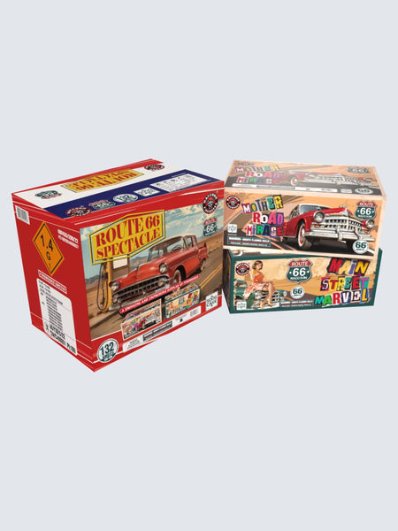 Route 66 Spectacle | 132 Shot Aerial Repeater at Elite Fireworks