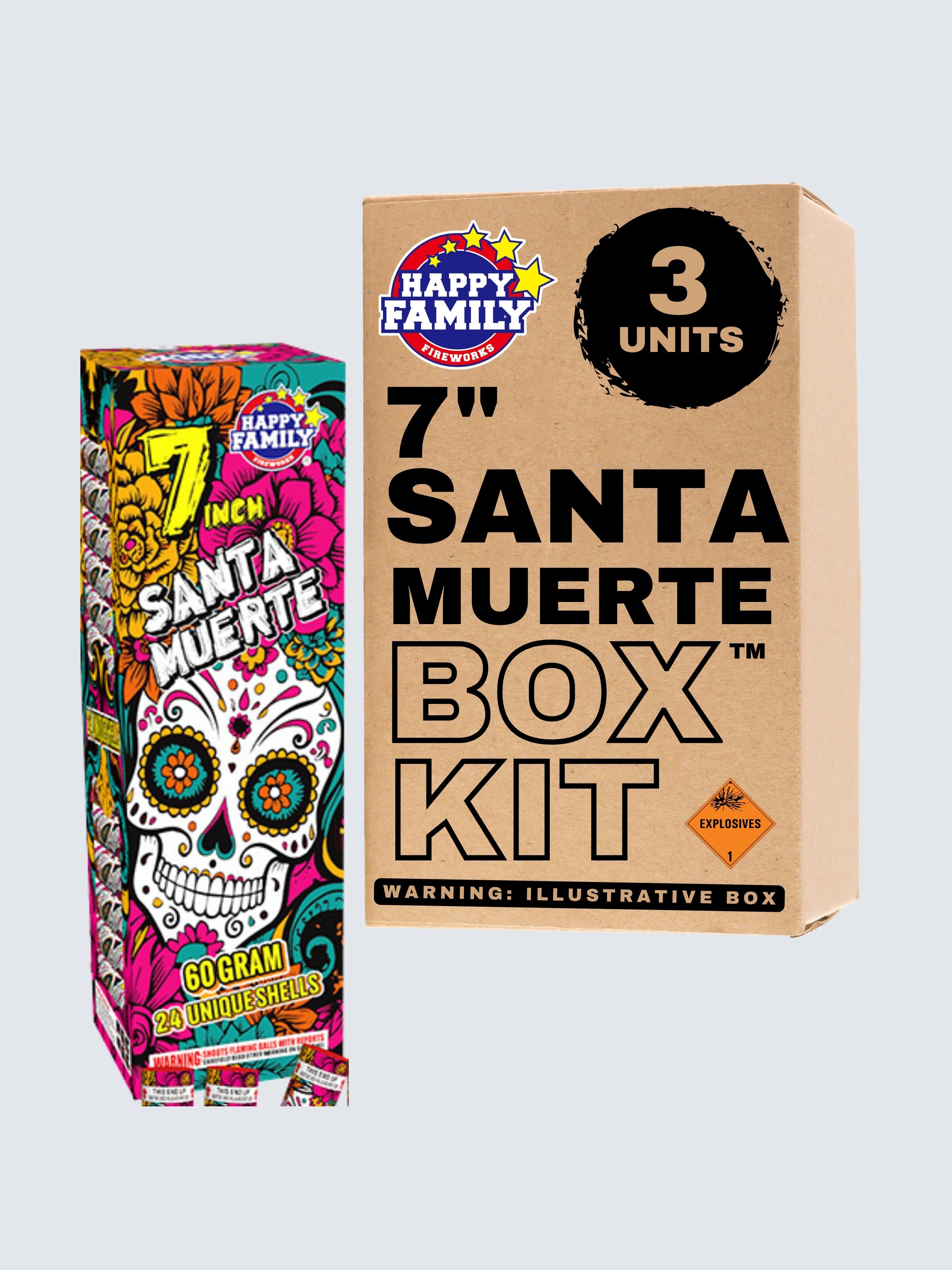 7" Santa Muerte | 24 Artillery Shell