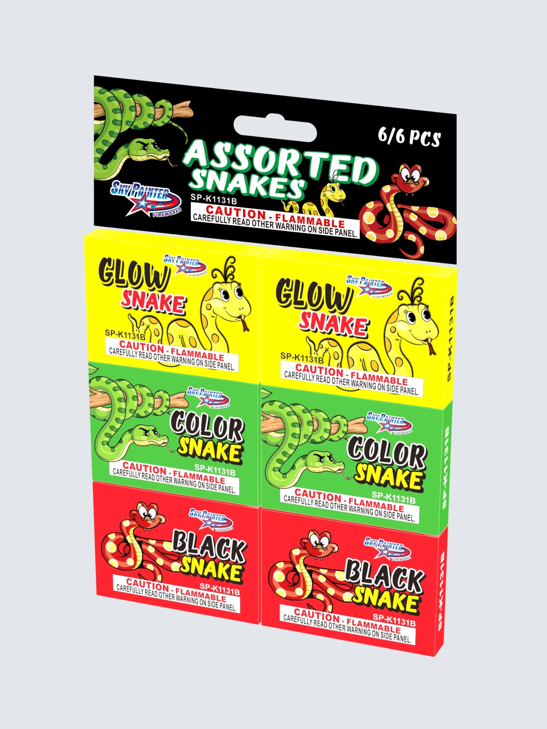 Assorted Snakes | Animal Shape Ground Novelty at Elite Fireworks