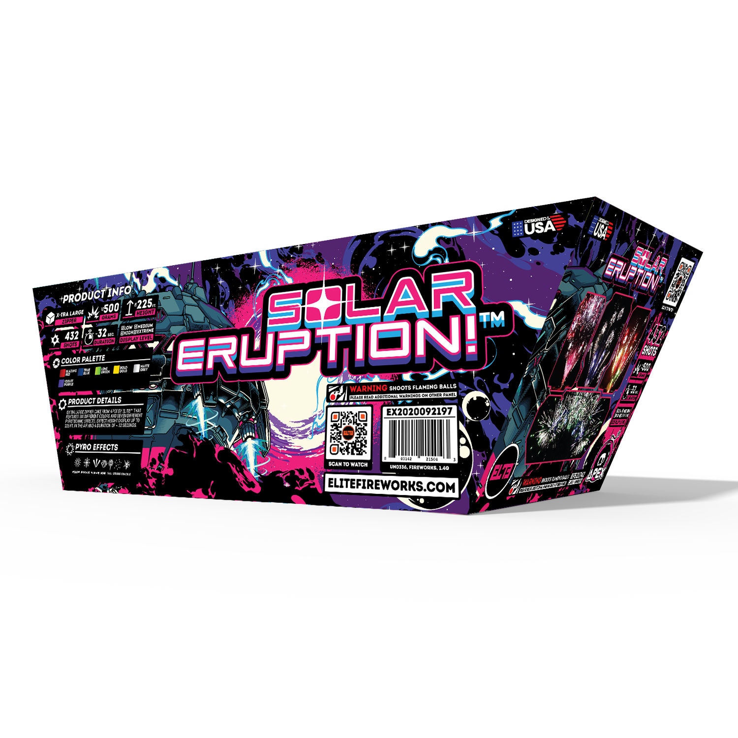 Solar Eruption!™ | 432 Shot Aerial Repeater at Elite Fireworks