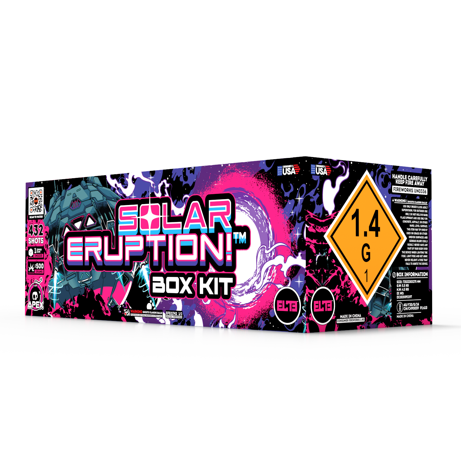 Solar Eruption!™ | 432 Shot Aerial Repeater at Elite Fireworks
