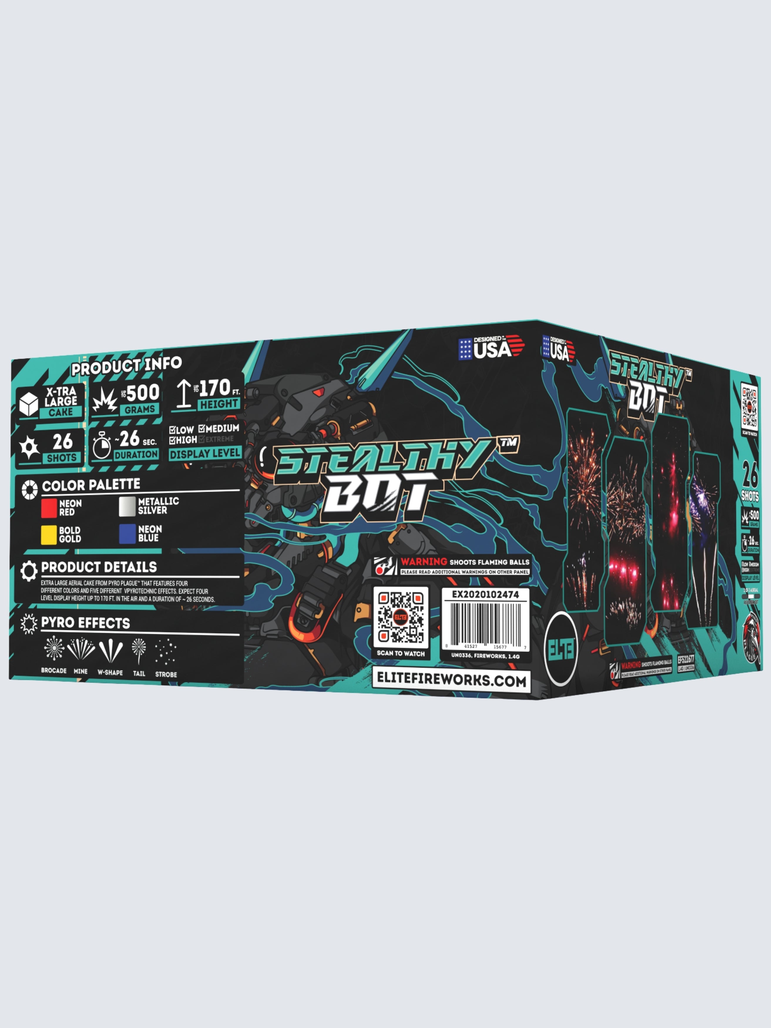Cyborg™ Mania | 96 Shot Aerial Repeater Box Kit™