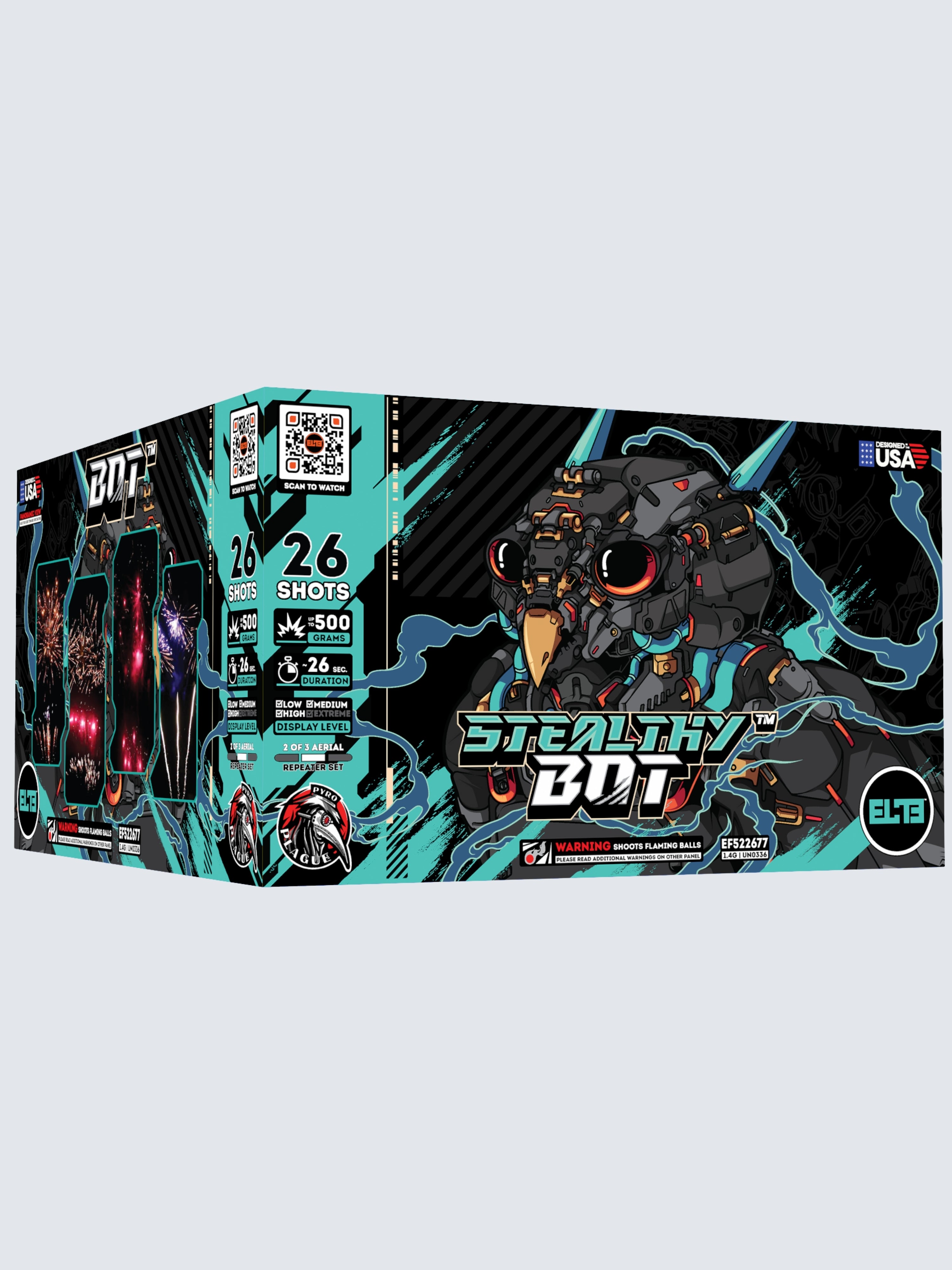 Cyborg™ Mania | 96 Shot Aerial Repeater Box Kit™