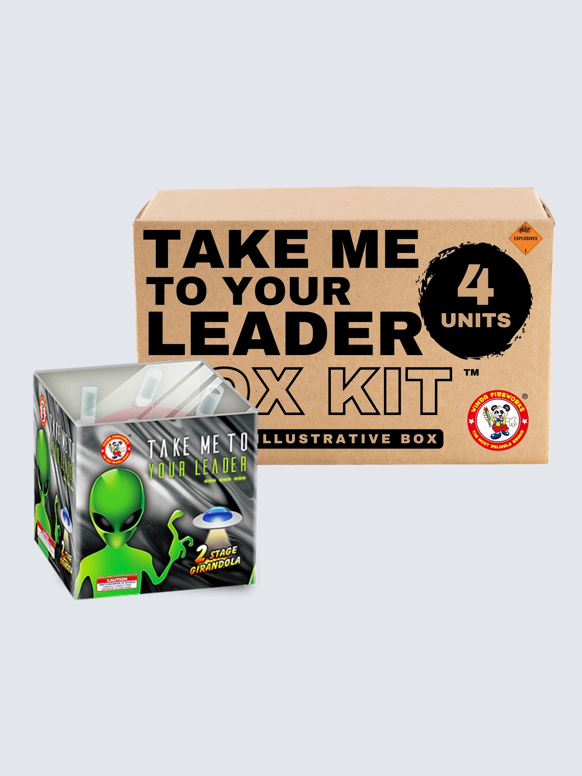Take Me to Your Leader | Single Shot Aerial Repeater Girandola