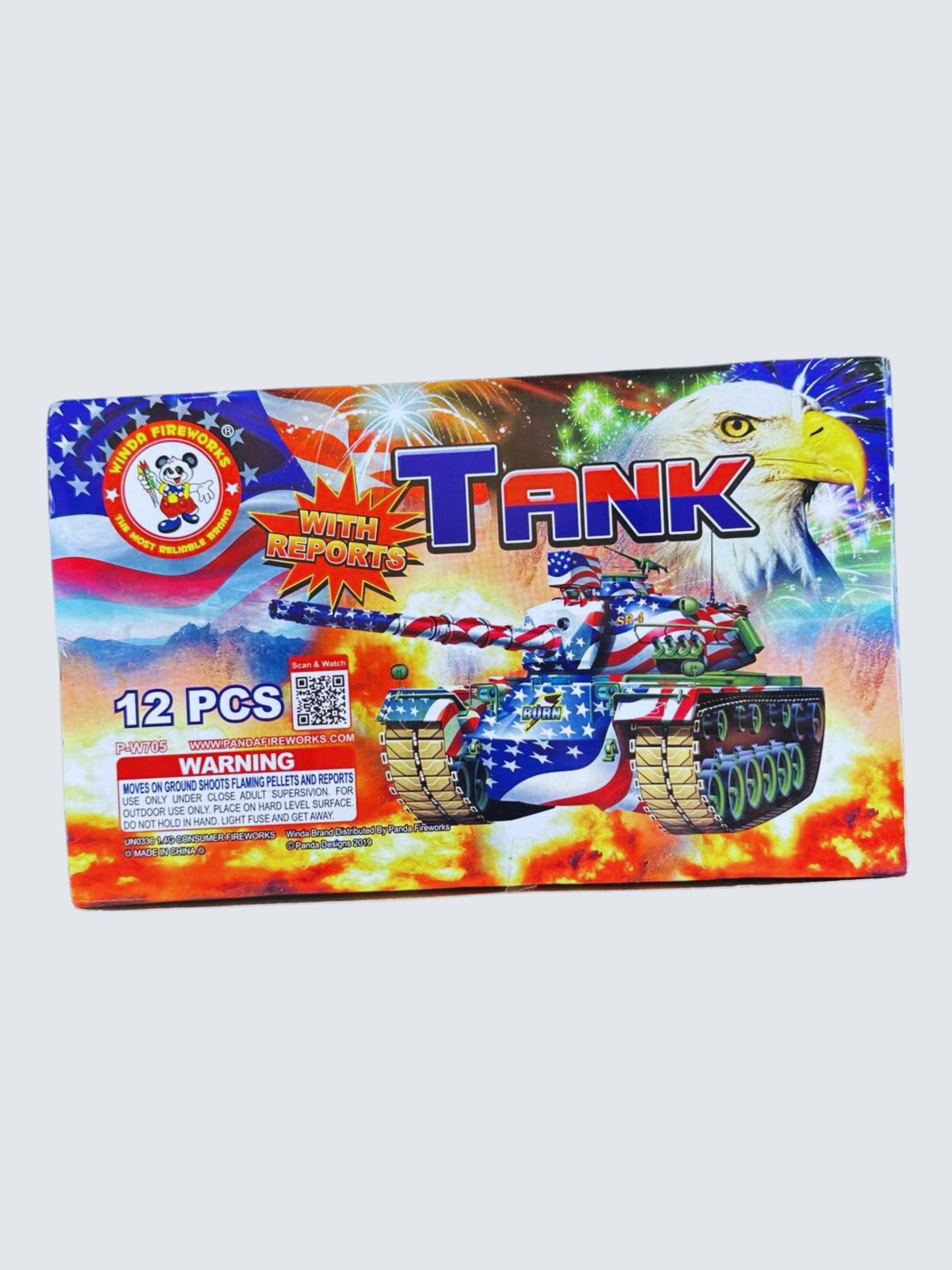 Tank with Report | Toylike Paper Shape Ground Novelty