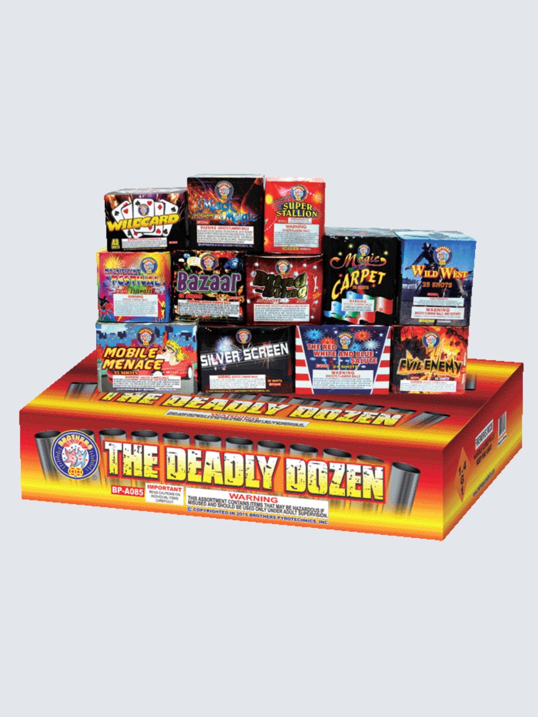 The Deadly Dozen | 343 Shot Aerial Repeater Box Kit™