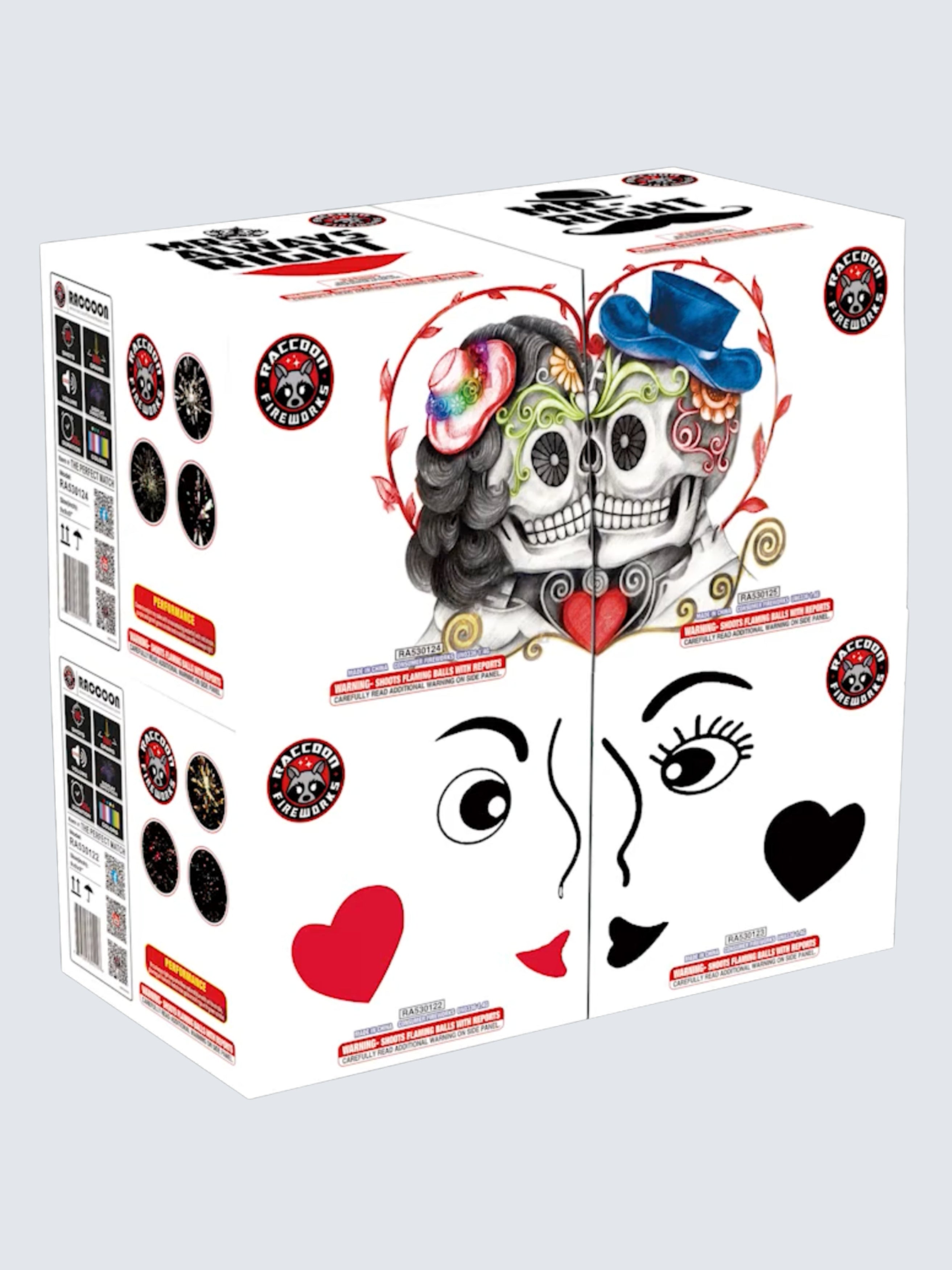 The Perfect Match Assortment | 80 Shot Aerial Repeater Box Kit™