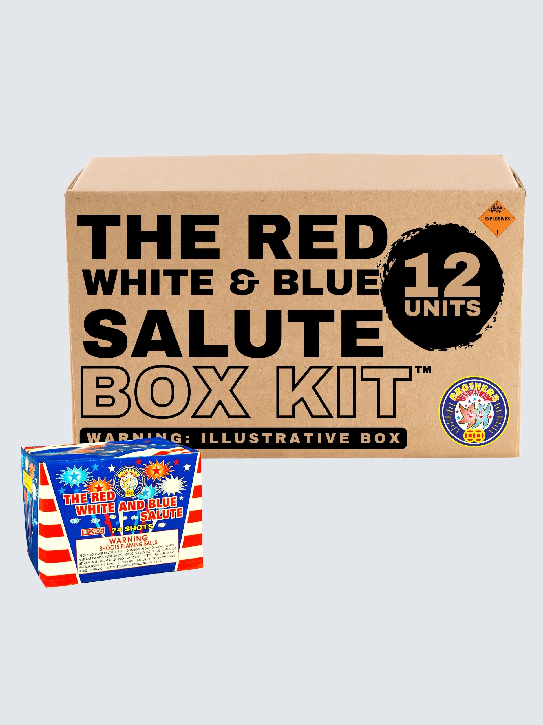The Red White and Blue Salute | 24 Shot Aerial Repeater