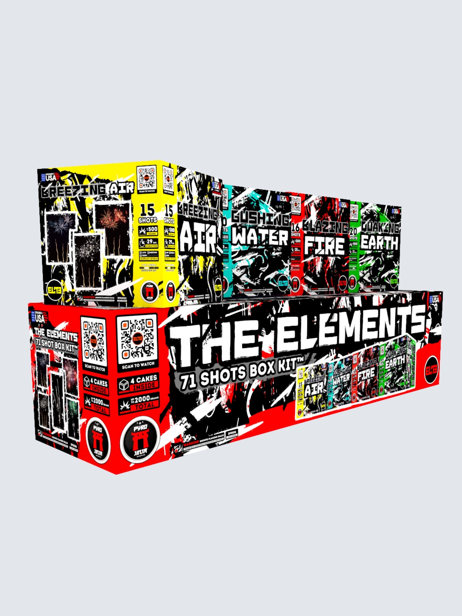 The Elements ™  | 71 Shot Aerial Repeater Box Kit™