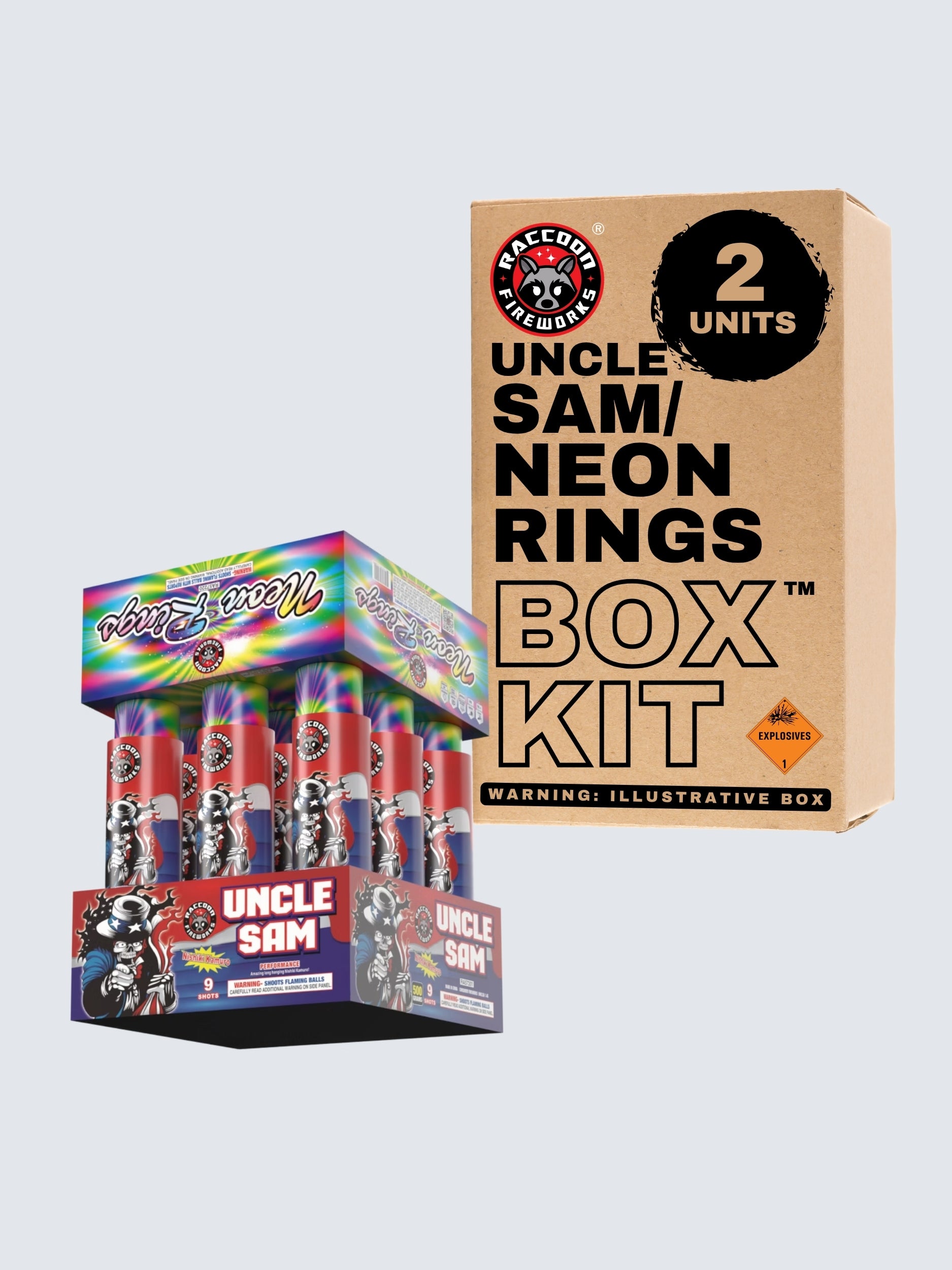 Uncle Sam - Neon Rings | 18 Shot NOAB Box Kit™