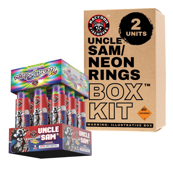 Uncle Sam - Neon Rings | 18 Shot NOAB Box Kit™