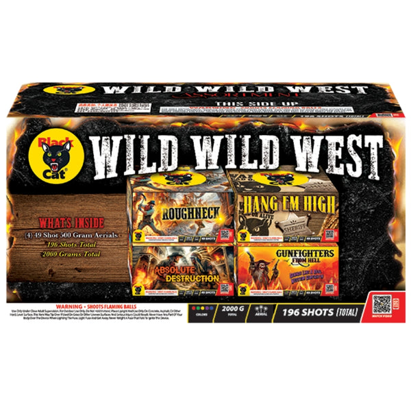 Wild Wild West | 196 Shot Box Kit™ - Roughneck - Hang Em High - Absolute Destruction - Gunfighters From Hell
