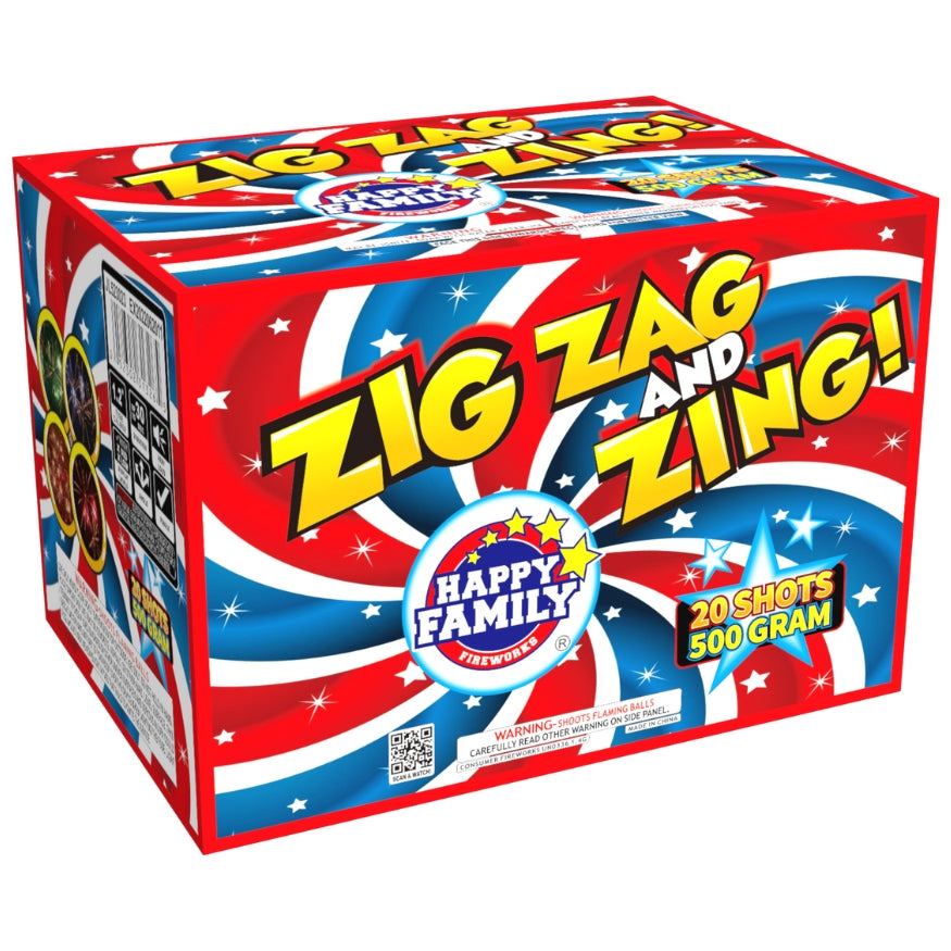 Zig Zag and Zing! | 20 Shot Aerial Repeater