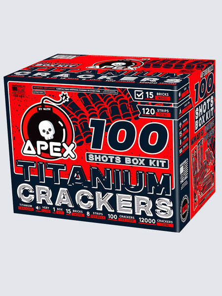 Apex Titanium Crackers™ | 100 Shot Noisemaker at Elite Fireworks
