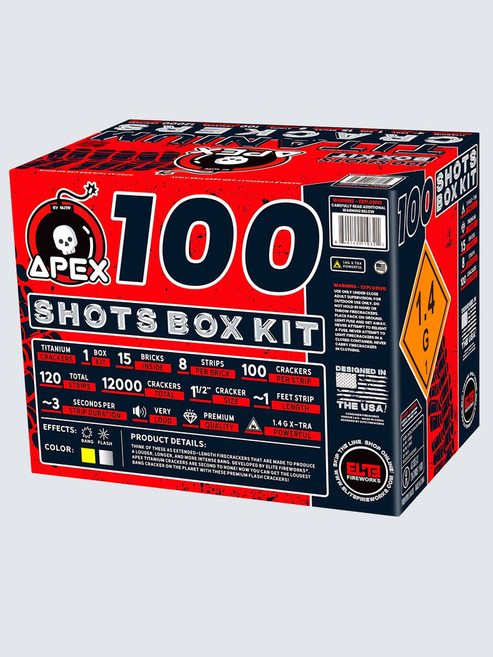 Apex Titanium Crackers™ | 100 Shot Noisemaker at Elite Fireworks