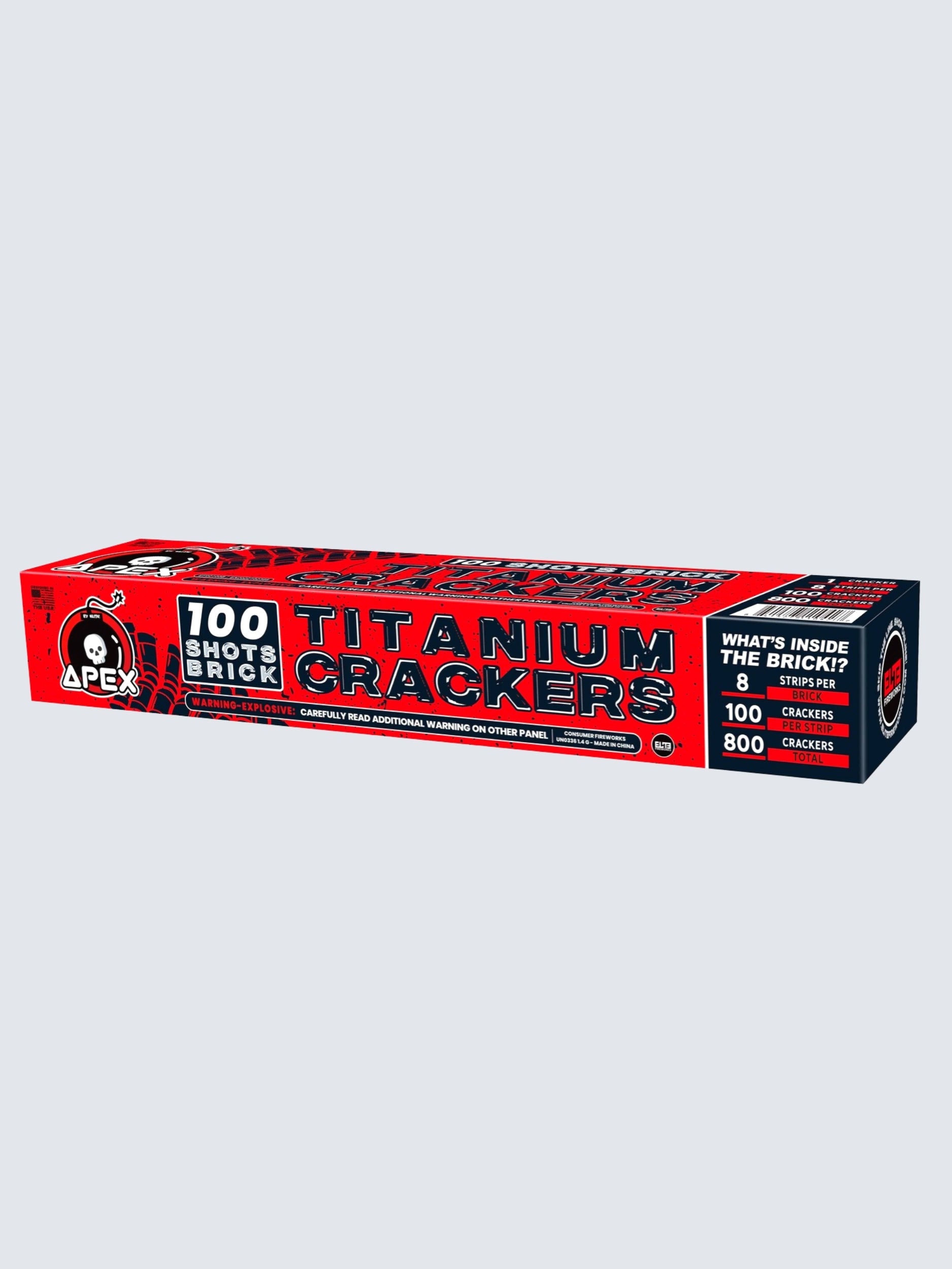 Apex Titanium Crackers™ | 100 Shot Noisemaker by Apex by Elite!™ -Shop Online for Standard Titanium Cracker at Elite Fireworks!