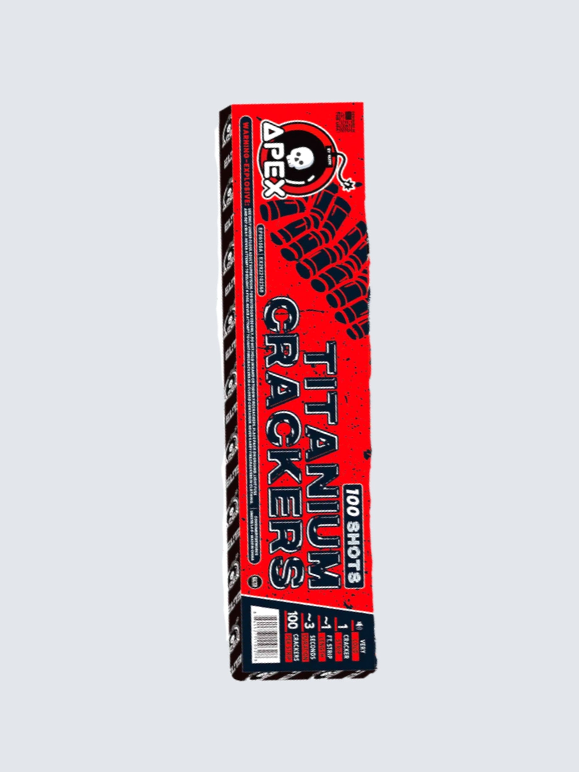 Apex Titanium Crackers™ | 100 Shot Noisemaker by Apex by Elite!™ -Shop Online for Standard Titanium Cracker at Elite Fireworks!