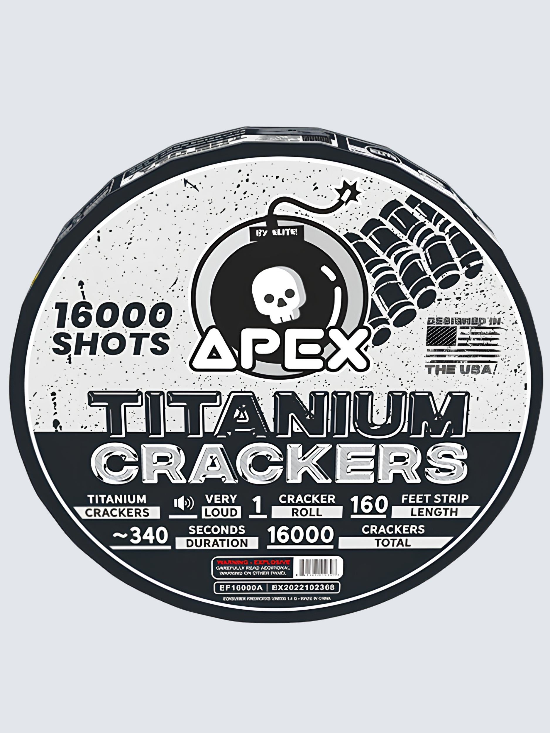 Apex Titanium Crackers™ | 16000 Shot Noisemaker by Apex by Elite!™ -Shop Online for XX-tra Large Titanium Cracker™ at Elite Fireworks!