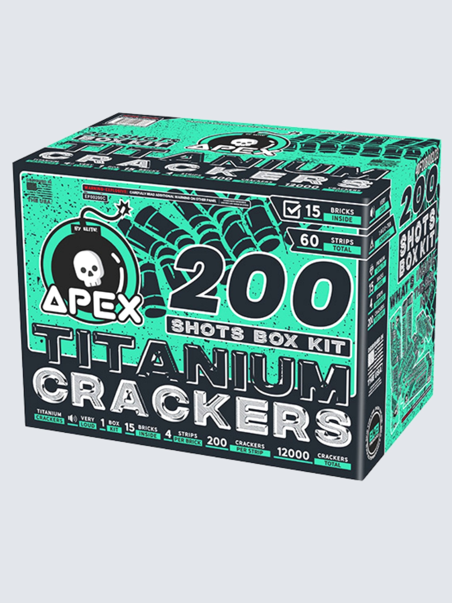 Apex Titanium Crackers™ | 200 Shot Noisemaker at Elite Fireworks