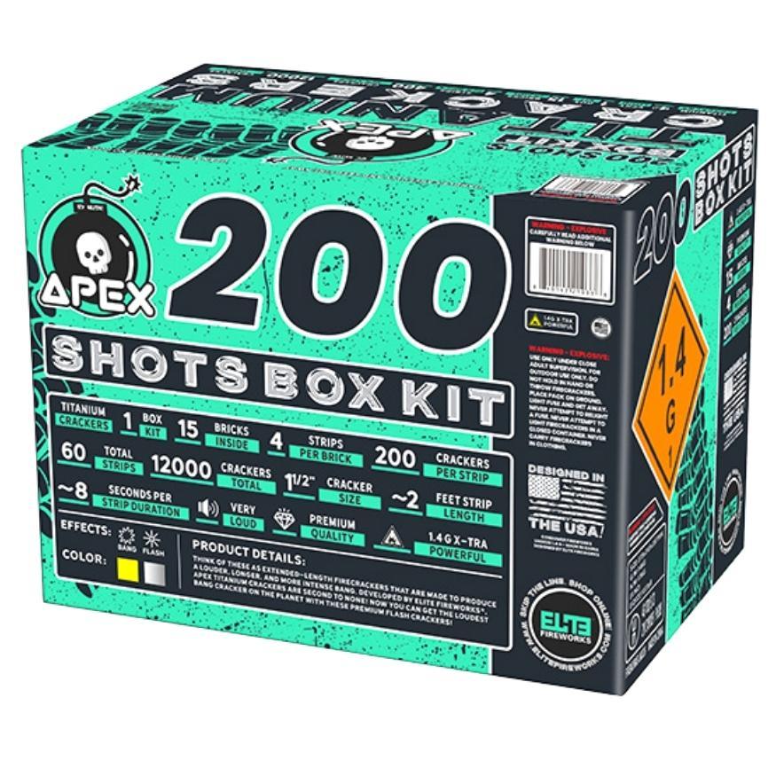 Apex Titanium Crackers™ | 200 Shot Noisemaker by Apex by Elite!™ -Shop Online for Standard Titanium Cracker at Elite Fireworks!