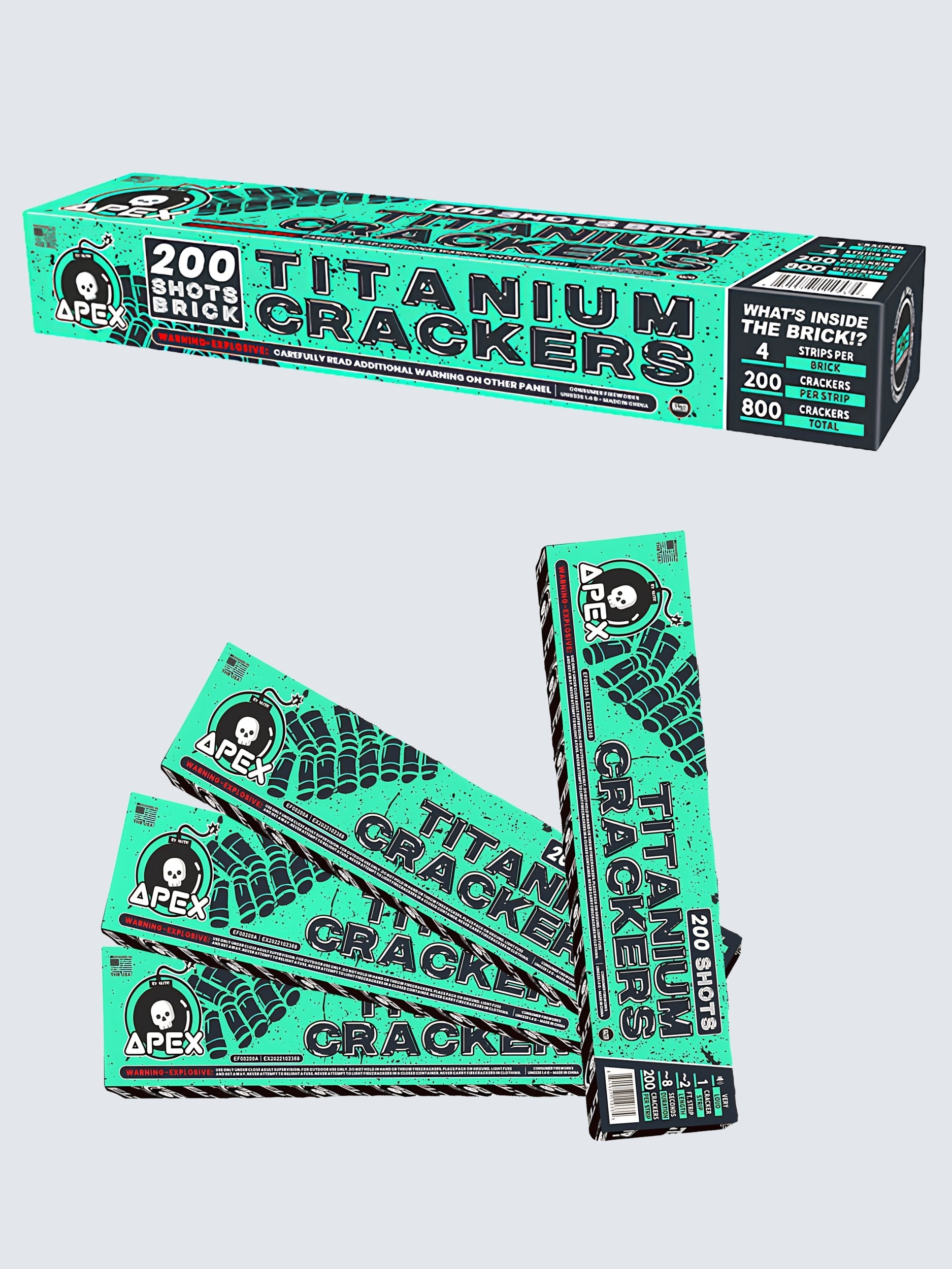 Apex Titanium Crackers™ | 200 Shot Noisemaker by Apex by Elite!™ -Shop Online for Standard Titanium Cracker at Elite Fireworks!