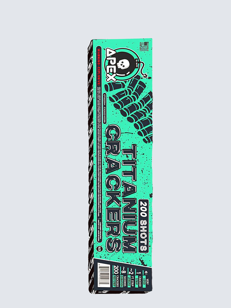 Apex Titanium Crackers™ | 200 Shot Noisemaker at Elite Fireworks