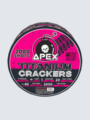 Apex Titanium Crackers™ | 2000 Shot Noisemaker at Elite Fireworks