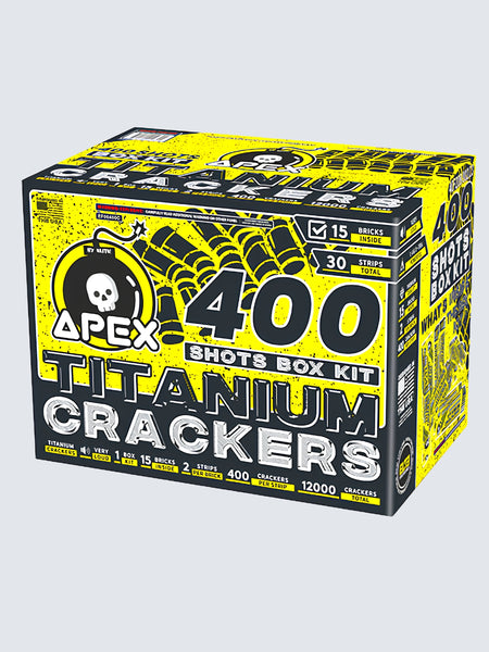 ATOMIC 166cm スティックセット Apex Titanium Crackers™ | 400 Shot Noisemaker at Elite Fireworks