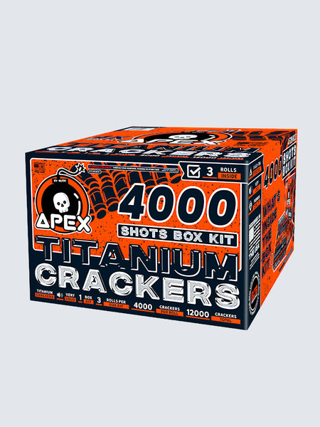 Apex Titanium Crackers™ | 4000 Shot Noisemaker at Elite Fireworks