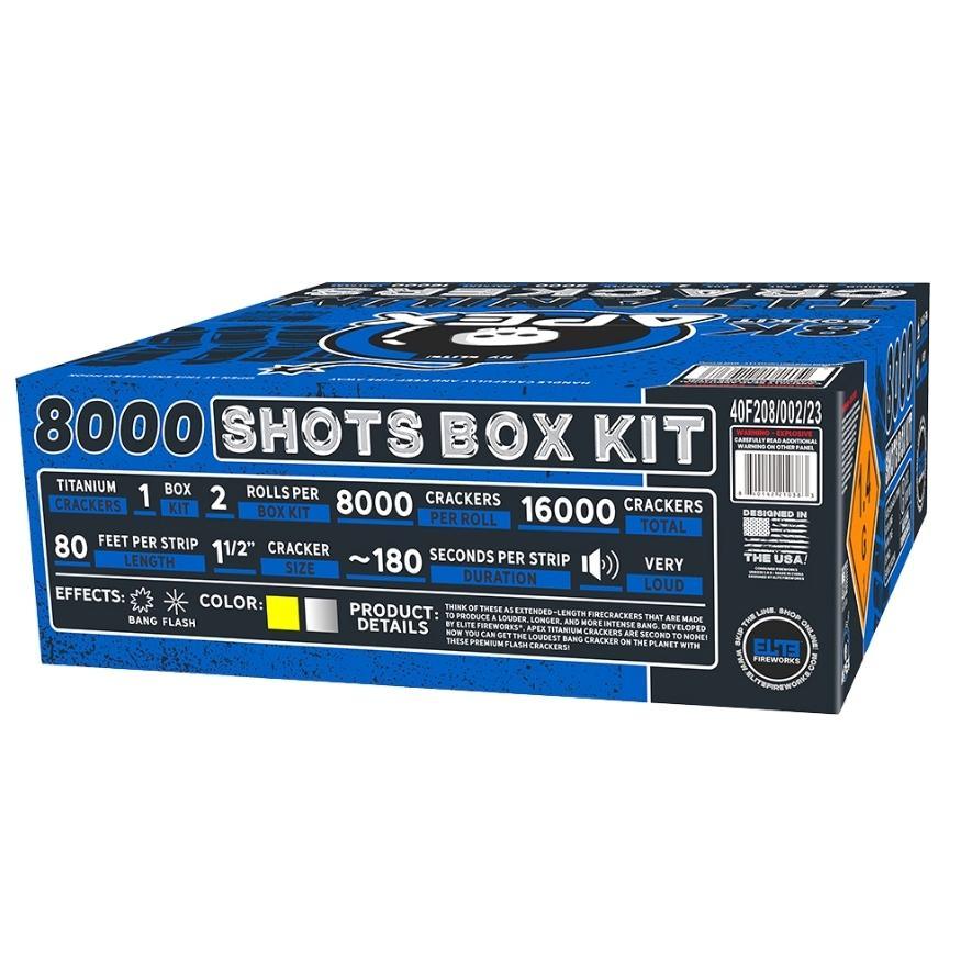 Apex Titanium Crackers™ | 8000 Shot Noisemaker by Apex by Elite!™ -Shop Online for X-tra Large Titanium Cracker™ at Elite Fireworks!