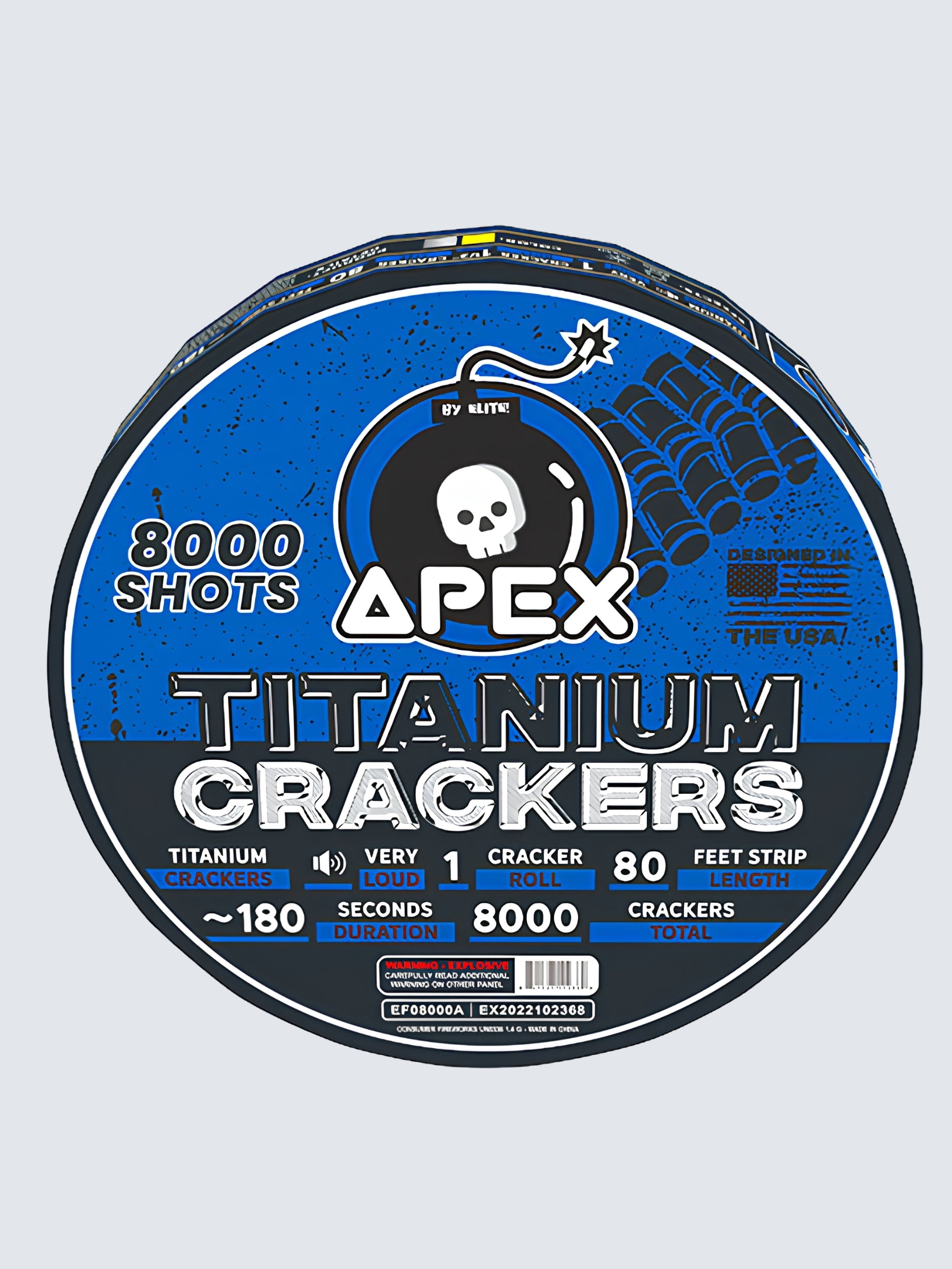 Apex Titanium Crackers™ | 8000 Shot Noisemaker by Apex by Elite!™ -Shop Online for X-tra Large Titanium Cracker™ at Elite Fireworks!