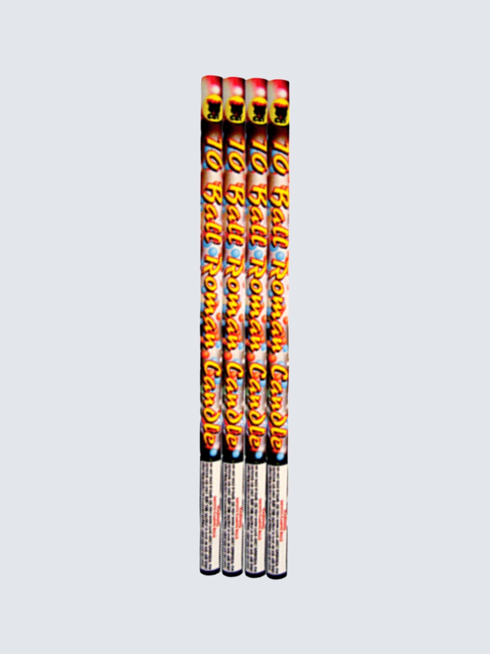 BC 10 Ball Roman Candle | 10 Shot Barrage Candle by Black Cat Fireworks -Shop Online for Standard Candle at Elite Fireworks!