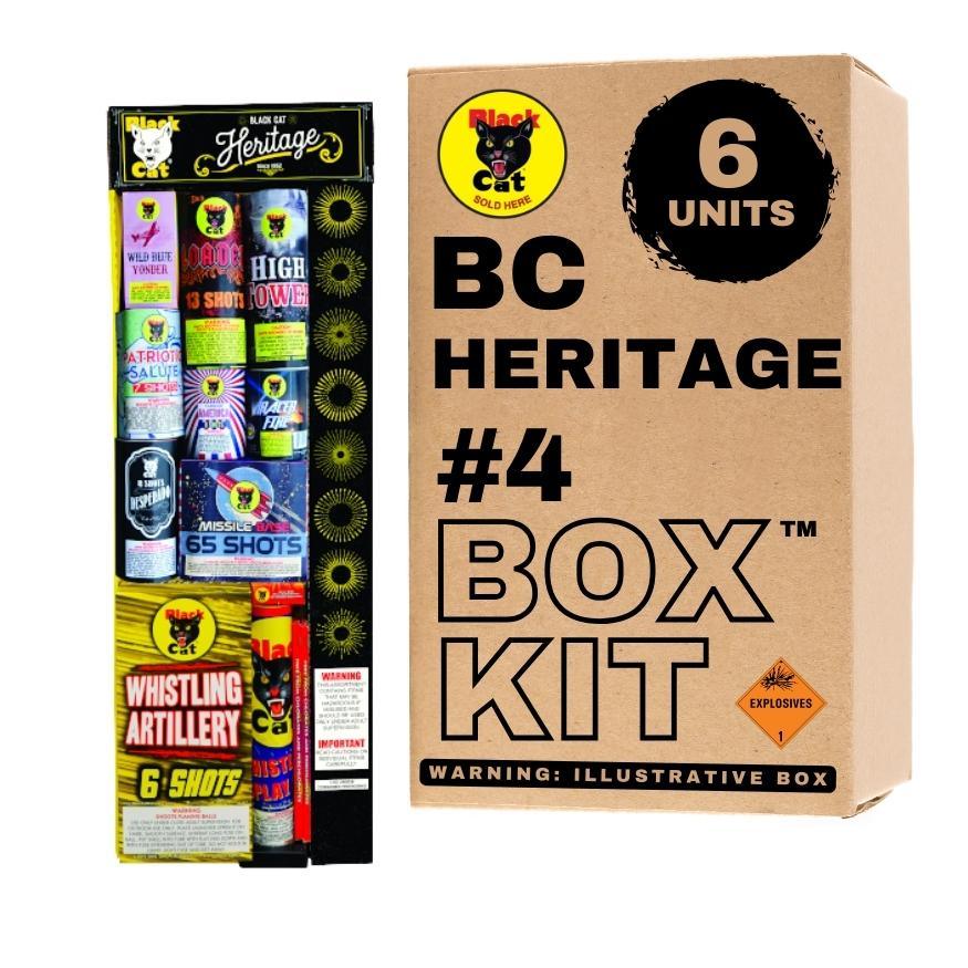 BC Heritage #4 | Aerial & Ground Mix Variety Assortment by Black Cat Fireworks -Shop Online for Large Select Kit™ at Elite Fireworks!
