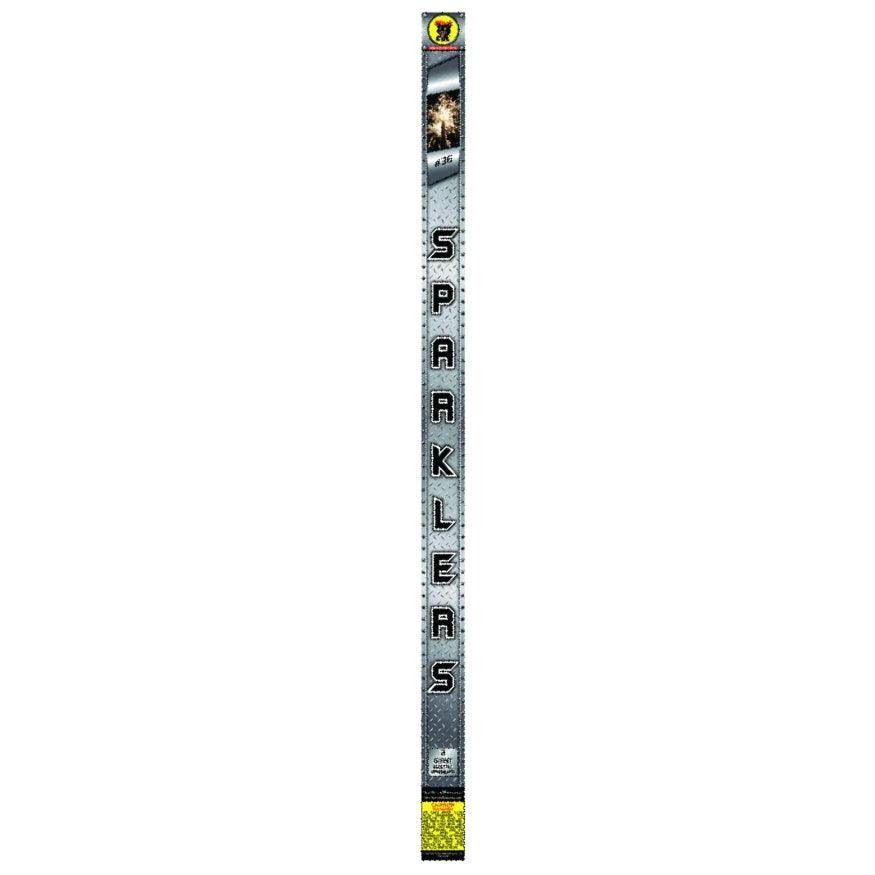 Black Cat Metal Sparkler | 36 Inch Gold Metal Handheld Sparkler by Black Cat Fireworks -Shop Online for X-tra Large Sparkler™ at Elite Fireworks!
