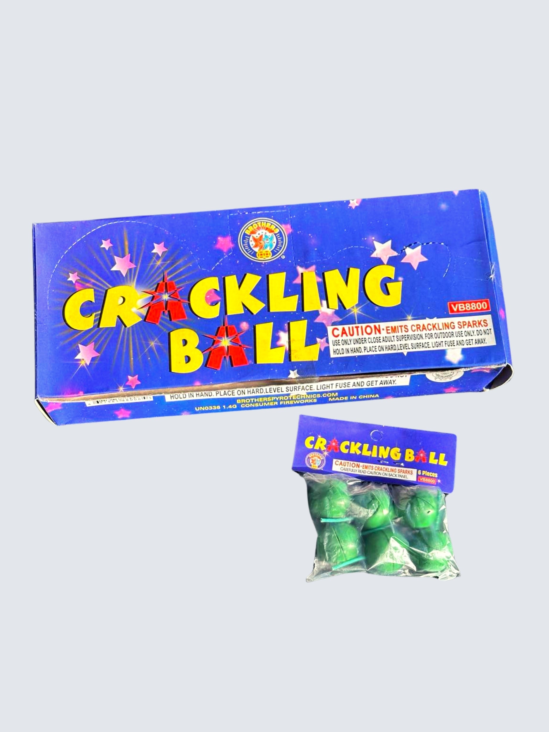 Brothers Crackling Ball | Chain Crackle Noisemaker Novelty by Brothers Pyrotechnics -Shop Online for Standard Cracker Select™ at Elite Fireworks!