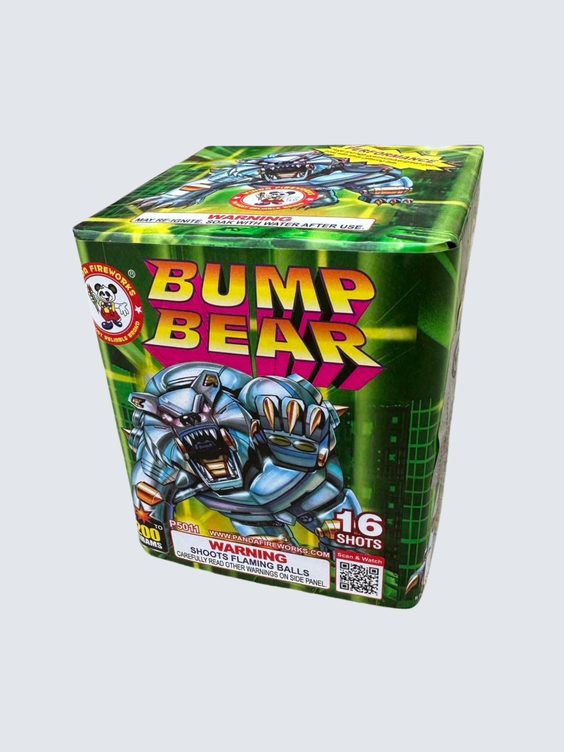 Bump Bear | 16 Shot Aerial Repeater by Winda Fireworks -Shop Online for Standard Cake at Elite Fireworks!