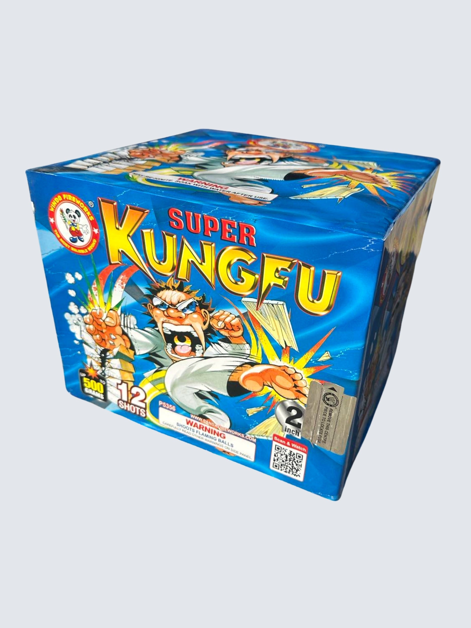 Container Load Blue | 48 Shot Box Kit™ - Super Kung Fu - Super Stunt - Reach For The Sky - War Stopper by Winda Fireworks -Shop Online for NOAB Cake at Elite Fireworks!