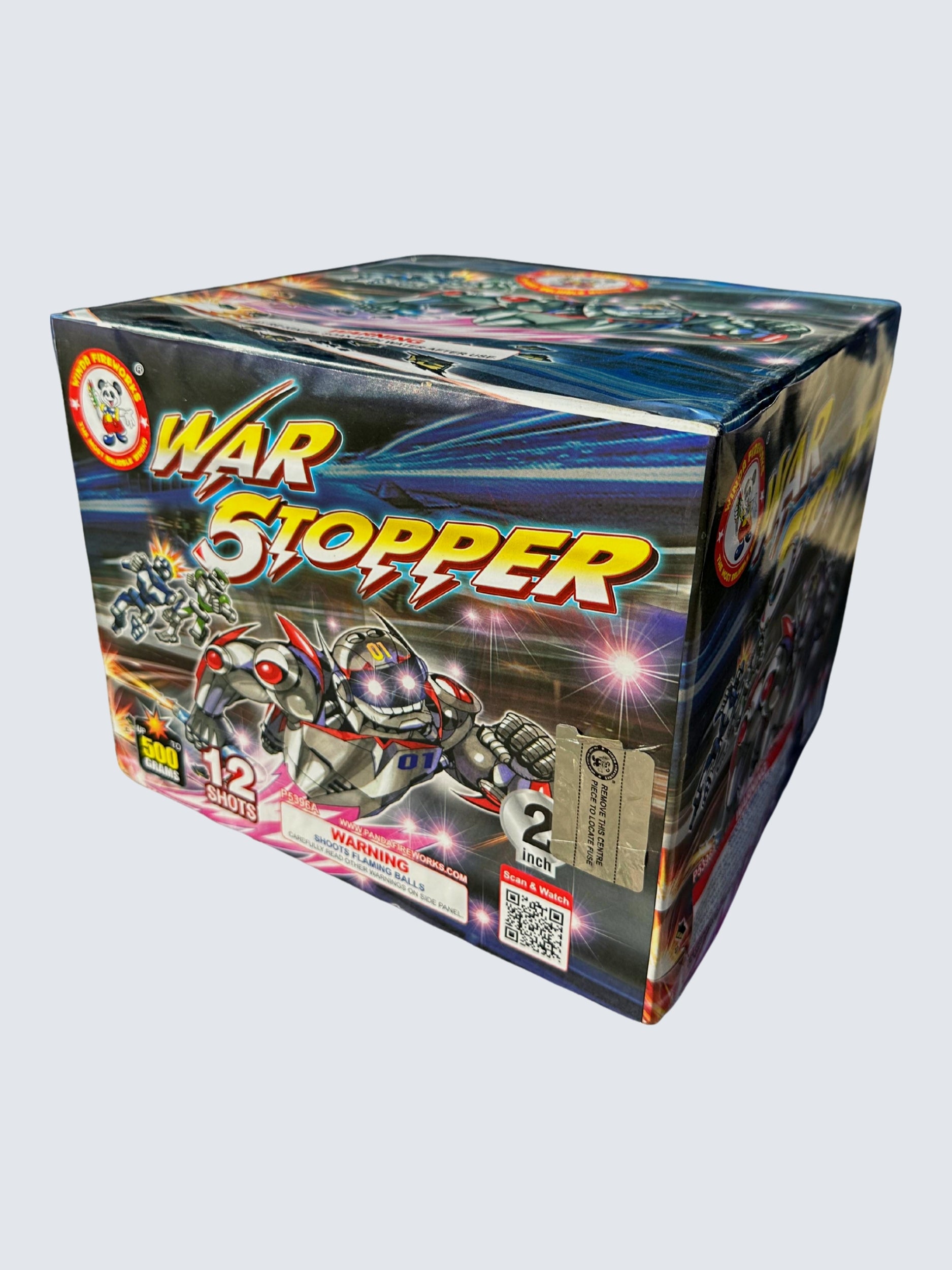 Container Load Blue | 48 Shot Box Kit™ - Super Kung Fu - Super Stunt - Reach For The Sky - War Stopper by Winda Fireworks -Shop Online for NOAB Cake at Elite Fireworks!