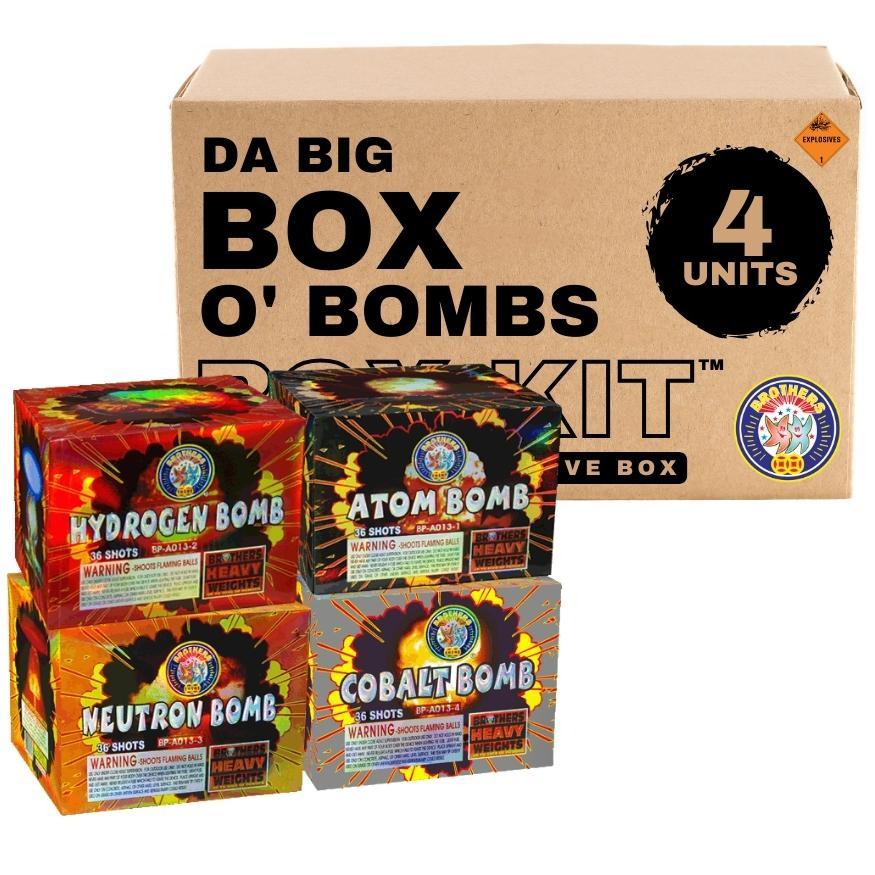 Da Big Box O' Bombs | 144 Shot Aerial Repeater Set at Elite Fireworks
