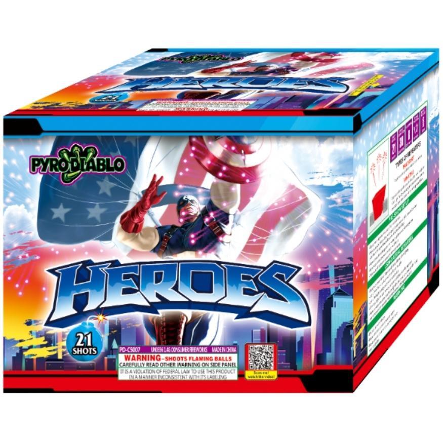 Diablo Park II | 159 Shot Box Kit™ by Pyro Diablo -Shop Online for X-tra Large Cake™ at Elite Fireworks!