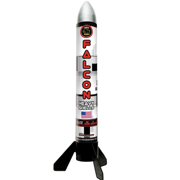 Falcon Heavy™ | 24 Break Artillery Shell by Prime Series® -Shop Online for X-tra Large Canister Kit™ at Elite Fireworks!