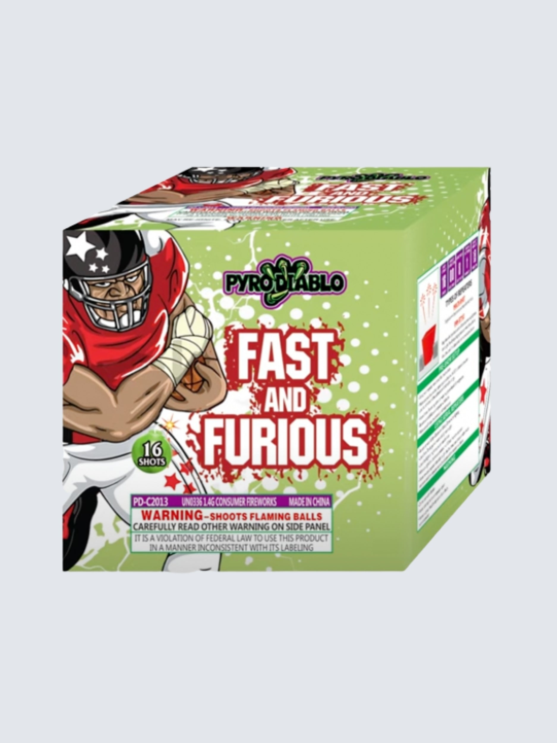 Fast and Furious | 16 Shot Aerial Repeater by Pyro Diablo -Shop Online for Standard Cake at Elite Fireworks!