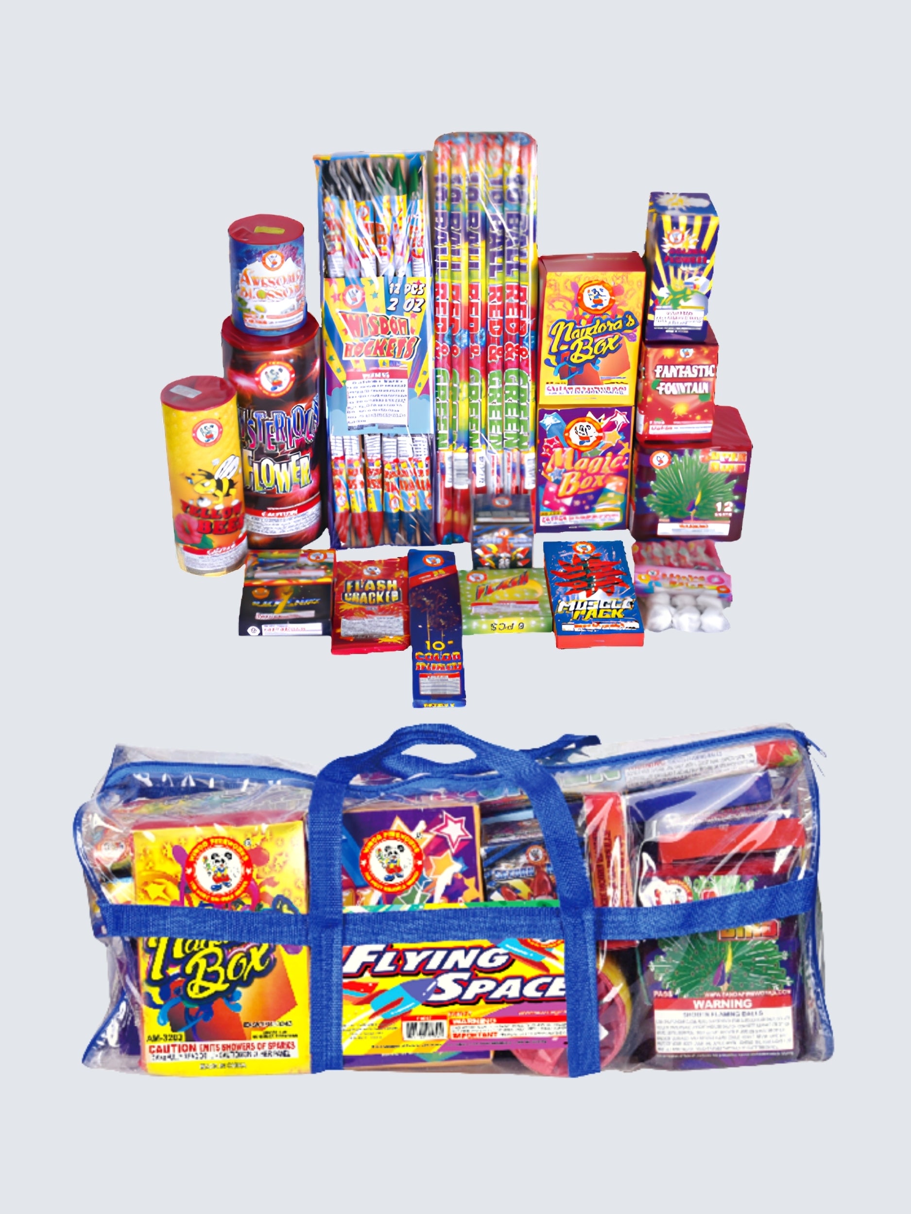 Flying Space | Aerial & Ground Mix Variety Assortment by Winda Fireworks -Shop Online for Standard Select Kit™ at Elite Fireworks!