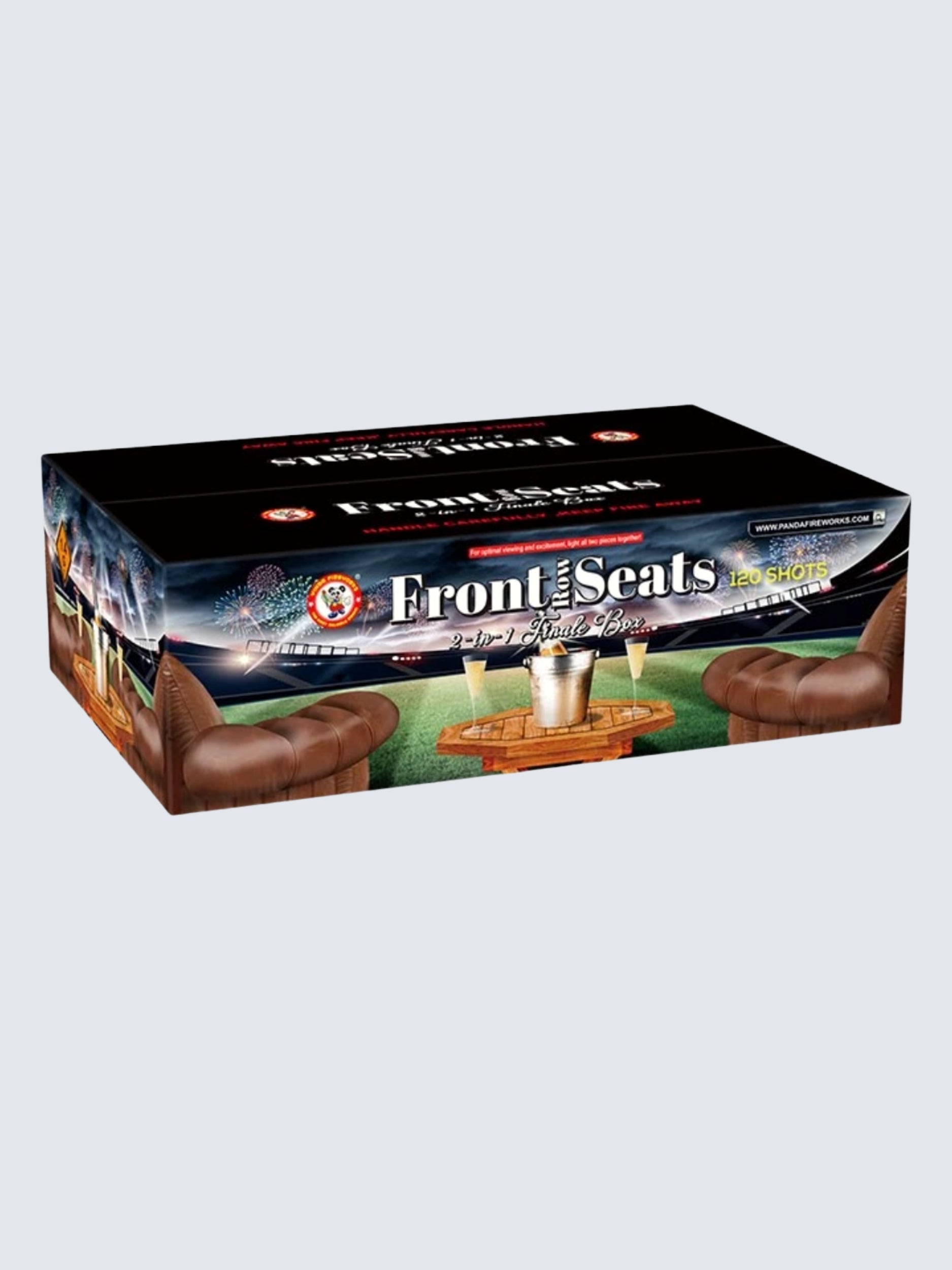 Front Row Seats | 120 Shot Aerial Repeater Set by Winda Fireworks -Shop Online for X-tra Large Cake™ at Elite Fireworks!