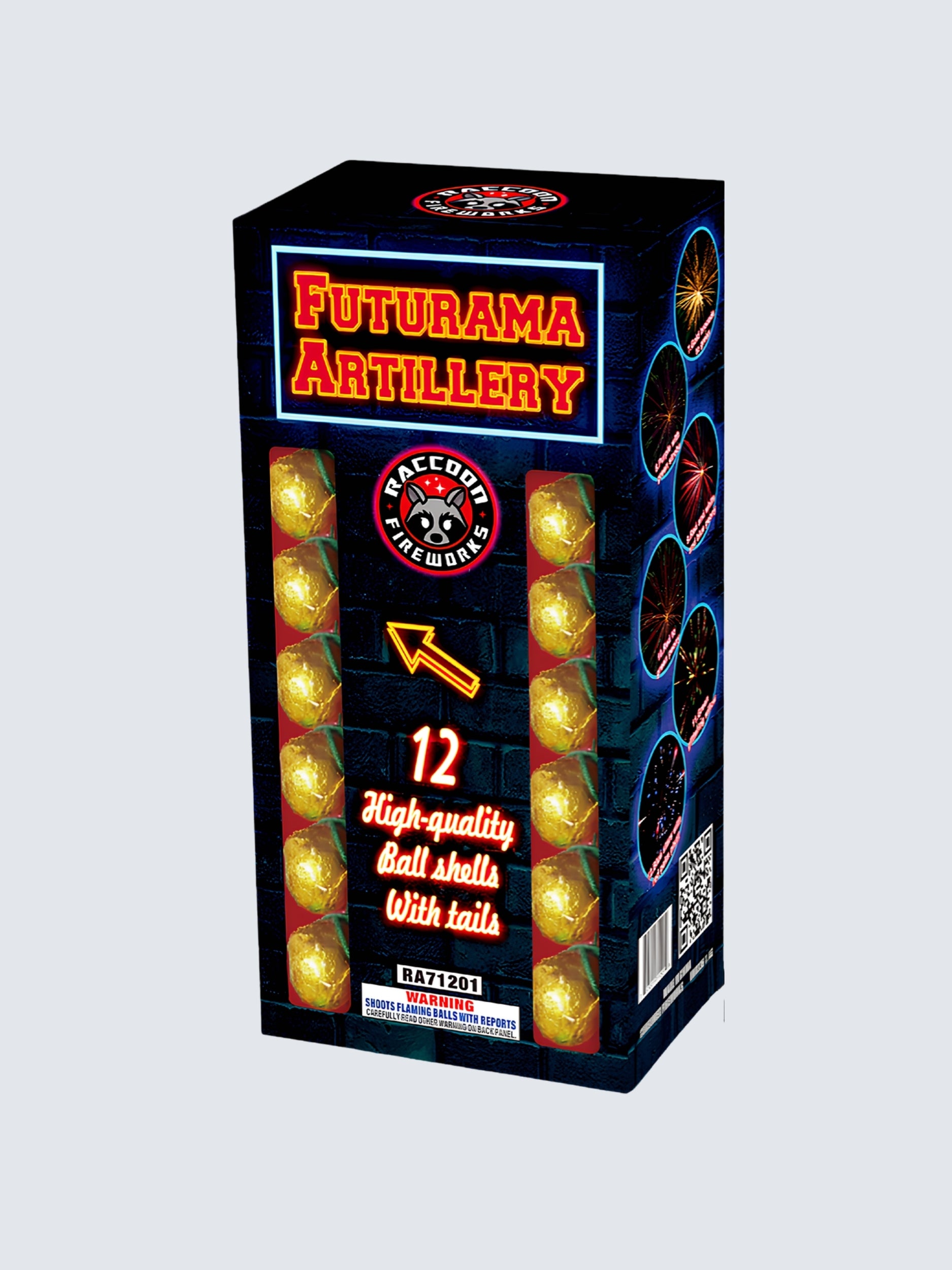 Futurama | 12 Break Artillery Shell by Raccoon Fireworks -Shop Online for Large Ball Kit™ at Elite Fireworks!