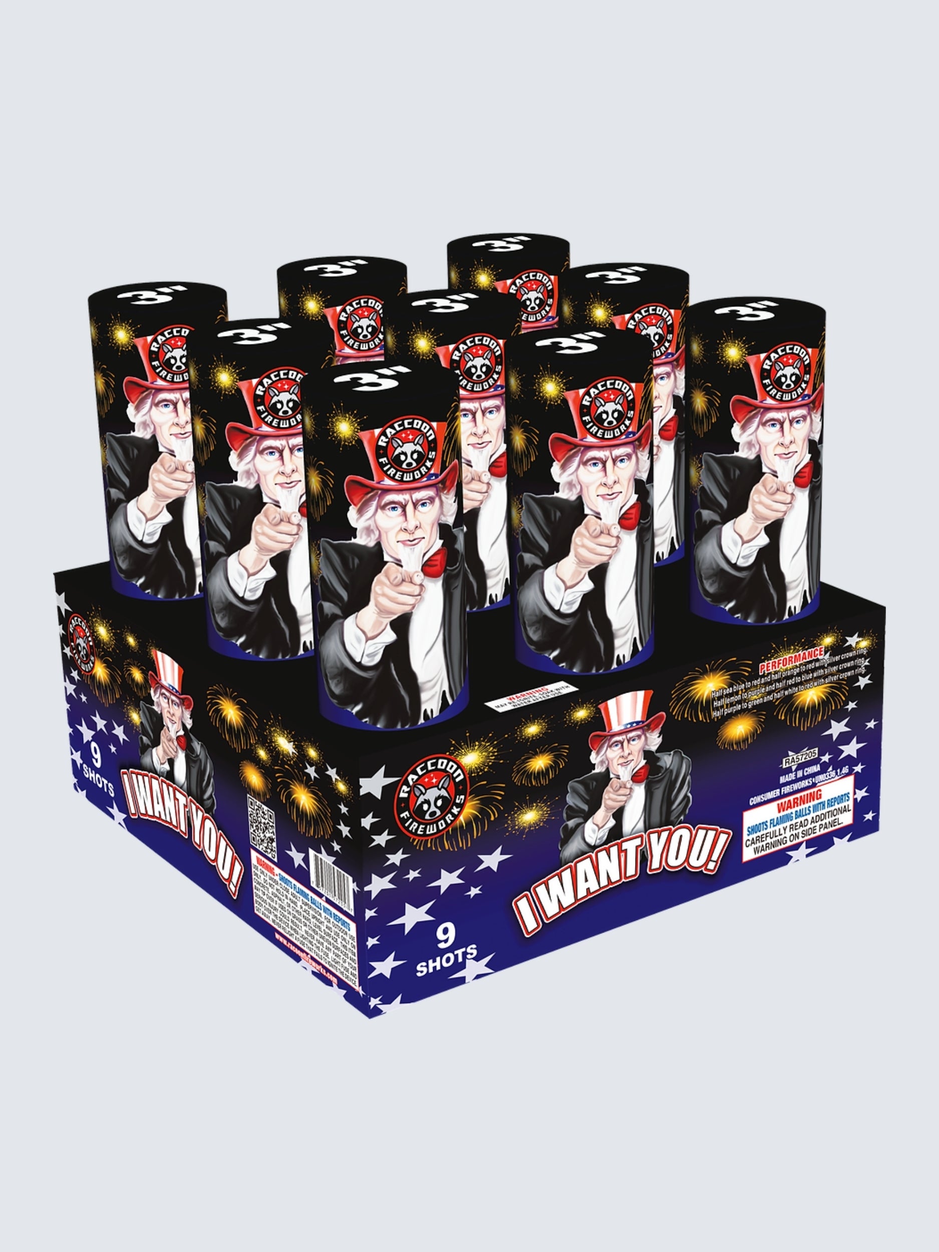 Ghost Dragon - I Want You! | NOAB Set with Variable Box Kit™ Options by Raccoon Fireworks -Shop Online for NOAB Cake at Elite Fireworks!