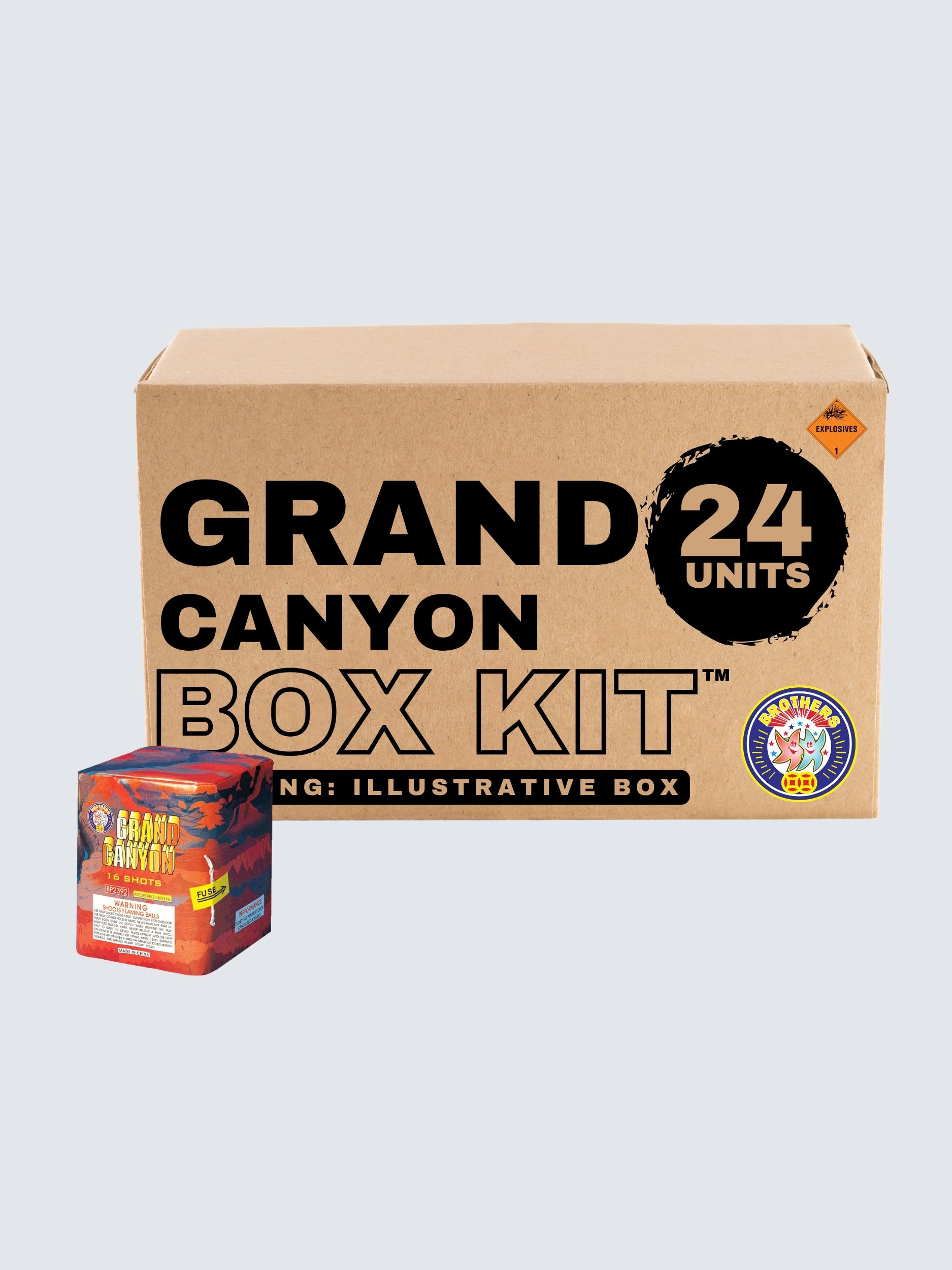 Grand Canyon | 16 Shot Aerial Repeater by Brothers Pyrotechnics -Shop Online for Standard Cake at Elite Fireworks!