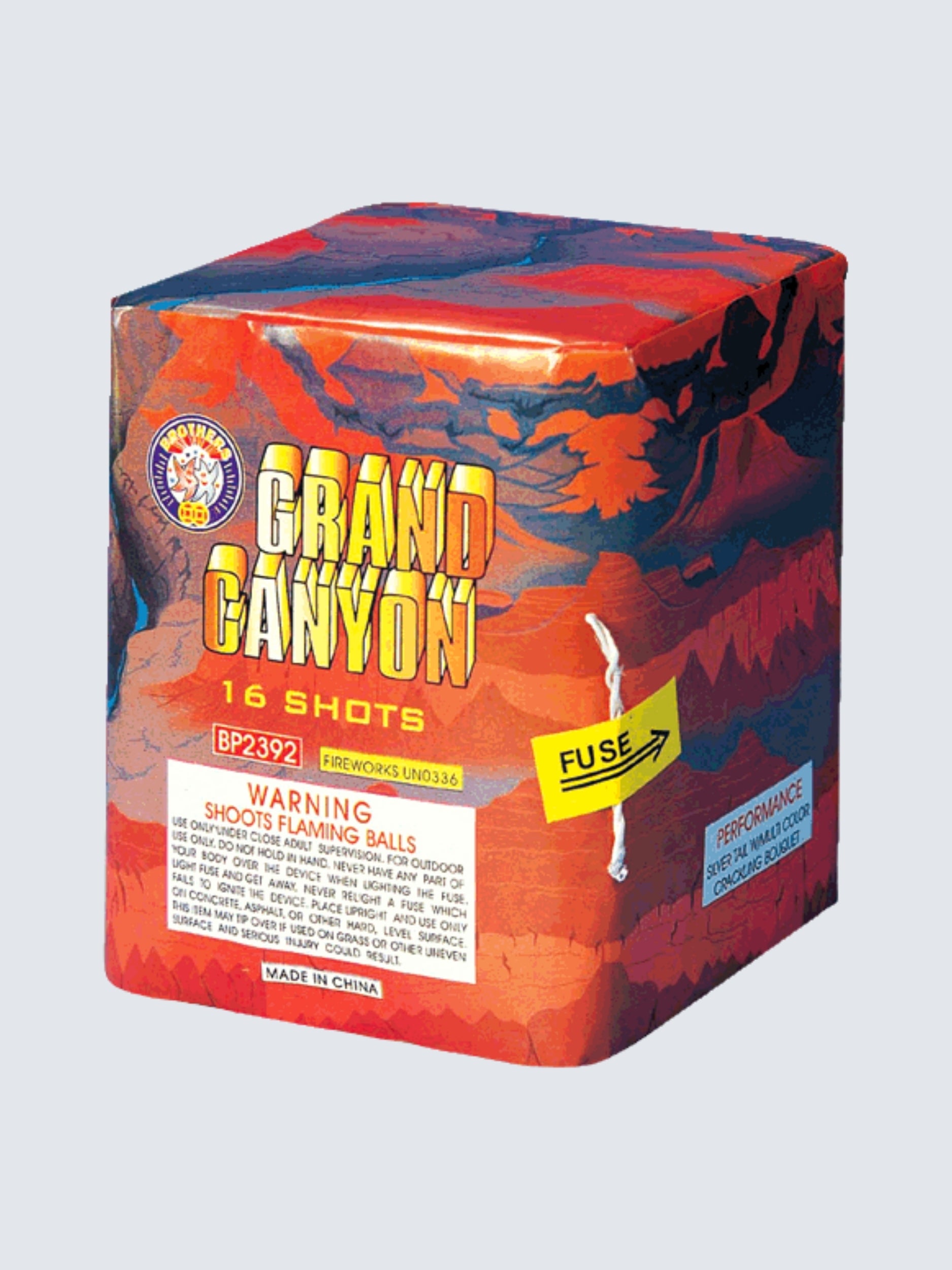 Grand Canyon | 16 Shot Aerial Repeater by Brothers Pyrotechnics -Shop Online for Standard Cake at Elite Fireworks!