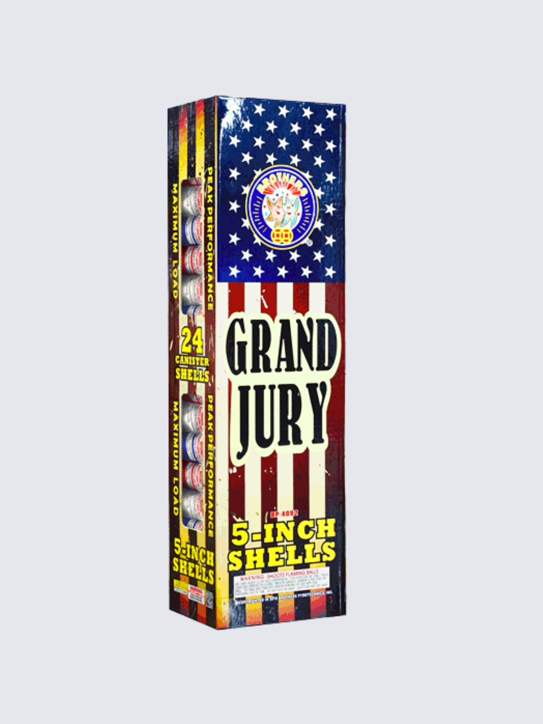 Grand Jury 24 | 24 Break Artillery Shell by Brothers Pyrotechnics -Shop Online for X-tra Large Canister Kit™ at Elite Fireworks!