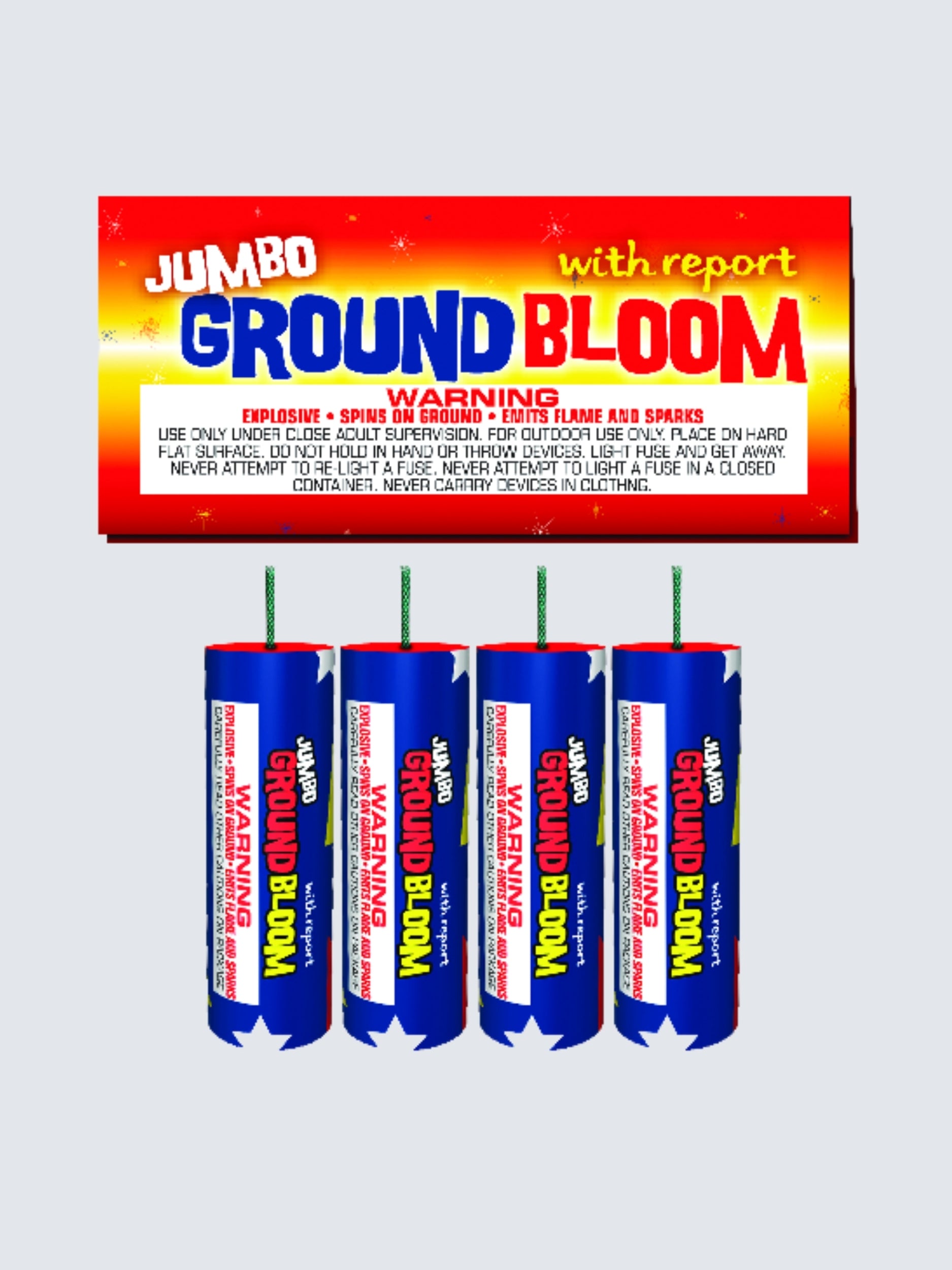 Ground Bloom with Crackle | Jumbo Size Rapid Ground Spinner by Asia Pyro -Shop Online for Large Spinner at Elite Fireworks!